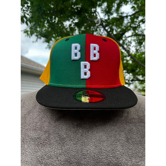 Sz 7 3/8 New Era Birmingham Black Barons Just Caps Negro League 59FIFTY Fitted - Picture 3 of 6